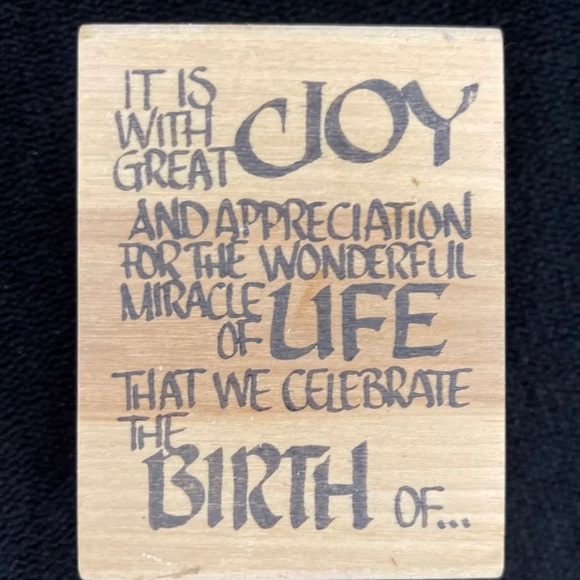 Rubber Stamps (New Birth/Precious Moments) - Picture 3 of 7